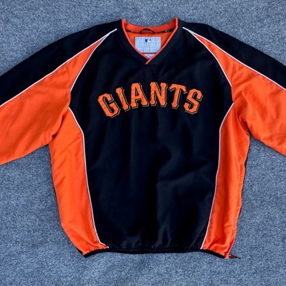 VTG Men's San Francisco Giants Genuine Merchandise Pullover Windbreaker Size 2XL - Picture 1 of 13